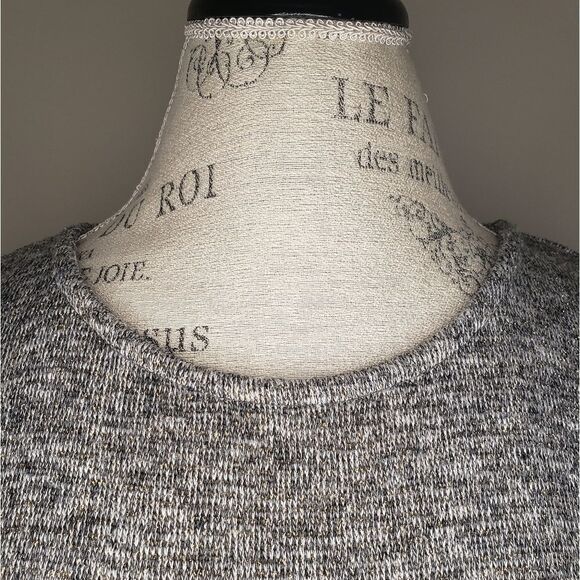 INC Sparkly Gold Knit Top - Picture 5 of 8